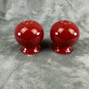 Fiesta Fiestaware Homer Laughlin Classic Ball Salt & Pepper Shakers Round